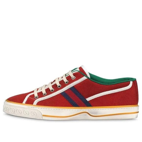 Gucci Mens Red Tennis 1977 Sneaker 606111 Size 8G /9US main image 6